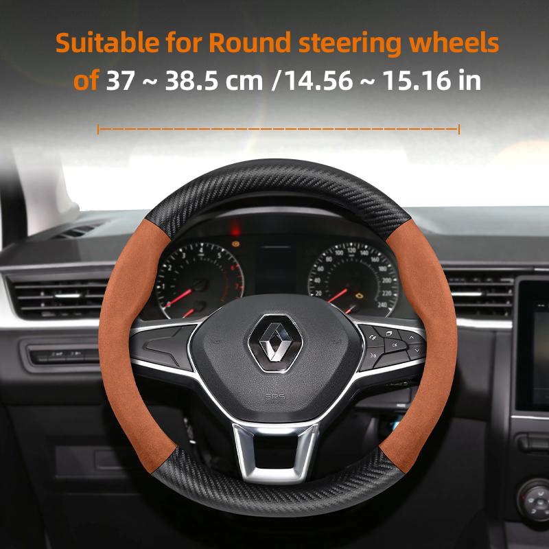 Für Renault Lenkradbezüge: Mégane 3, 2, 4, Clio 4, 5, Trafic, Scenic 2, Austral, Kangoo, Arkana, Kadjar. Zubehör.