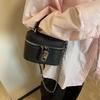 Women's Fashion Square Lock Chain Crossbody Bag