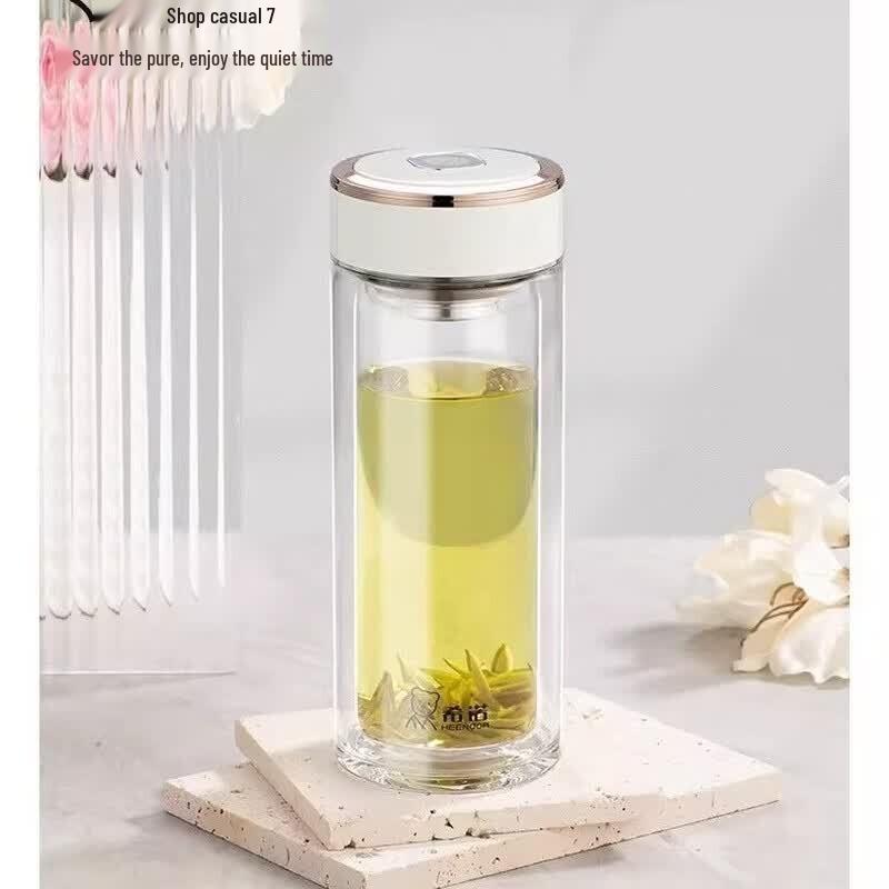Heenoor Double-layer Borosilicate Glass Business Mug