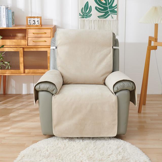 

Водонепроницаемые однотонные чехлы высокого качества, цельный чехол для дивана для домашних животных, четырехсезонный универсальный нескользящий чехол для кресла 66x201cm хаки