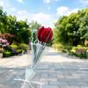 Twist Stick Tulip Bouquet Suede Texture Artificial Tulip Flowers in Pipe Cleaners Tulip Flowers Bouquet Long-Lasting Simulation Tulips for