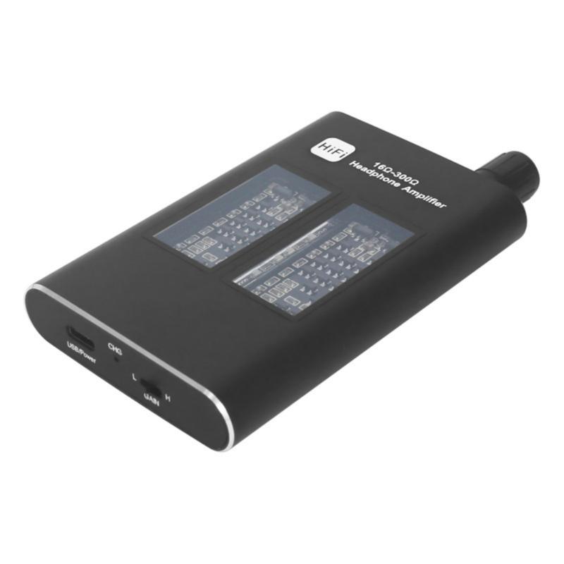 Portable Adjustable HiFi Audios Amplifier with Bass Boost and Noise Canceling for Enhances Headphone Sound Quality