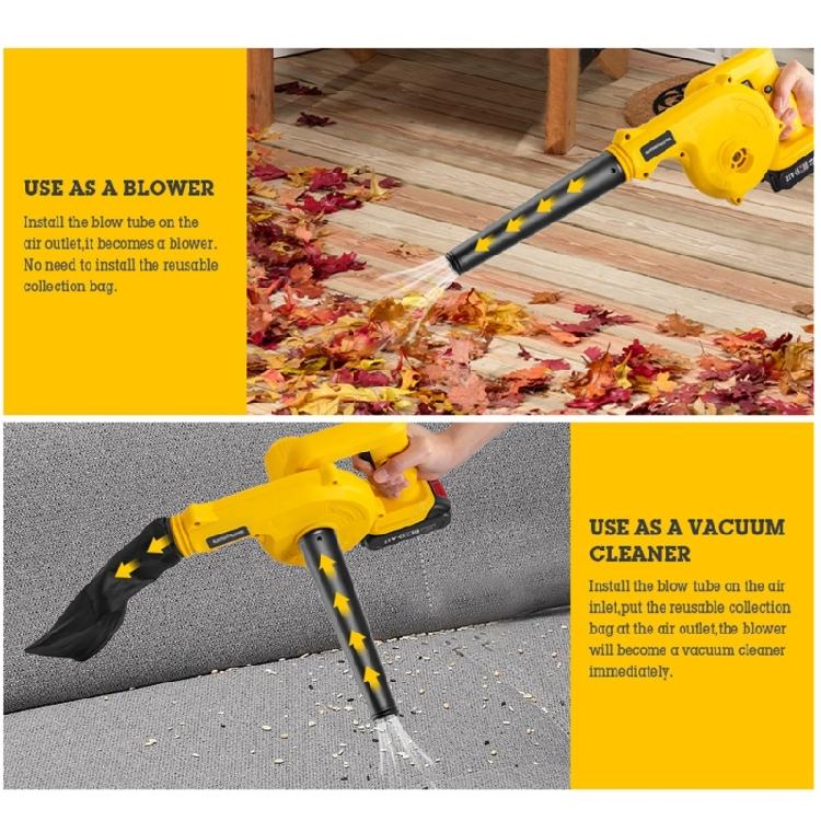 60 Minutes Cordless Blower Tool With Ergonomic Grip For Prolonged Operation Multi Surfaces Cleaning Electric Blower