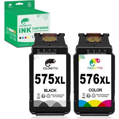 575 Xl 576 Xl Remanufactured Ink Cartridges For Canon 575Xl 576Xl Compatible For Canon Pixma Tr4750I Tr4751I Ts3550I T[H225]