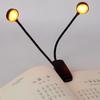 Flexible Gooseneck Design LED Clip on Reading Light Mini Desktop Table Lamp  Bedroom Reading