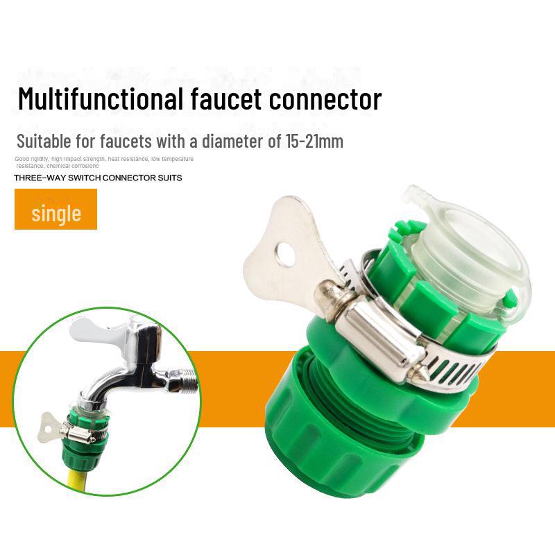 

Многофункциональный 4-точечный быстроразъемный адаптер для водопроводной трубы для мойки автомобиля