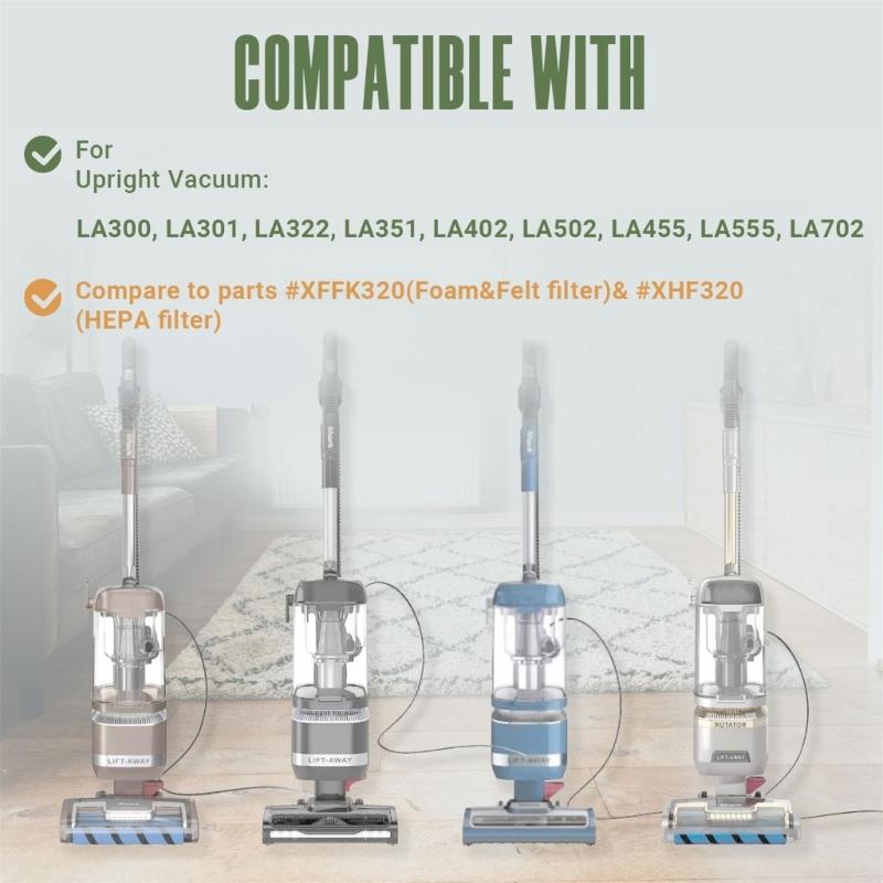 Plastic Vacuum Filter Vacuum Cleaner Part Replacements Cleaning Tool Vacuum Cleaner Part Filter for LA300 NV702UK Models