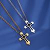 100 Languages 'I Love You' Cross Projection Necklace - Customizable Color Picture Pendant, Popular In Europe and America