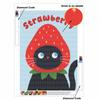 Diamond Painting Kits for Adults Strawberry Cat Full Round Drill 5D Art Craft Wall Decor for Bedroom Living Room Home Decoration