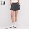 Shorts Esportivos Femininos com Estampa de Logo e Cintura Elástica