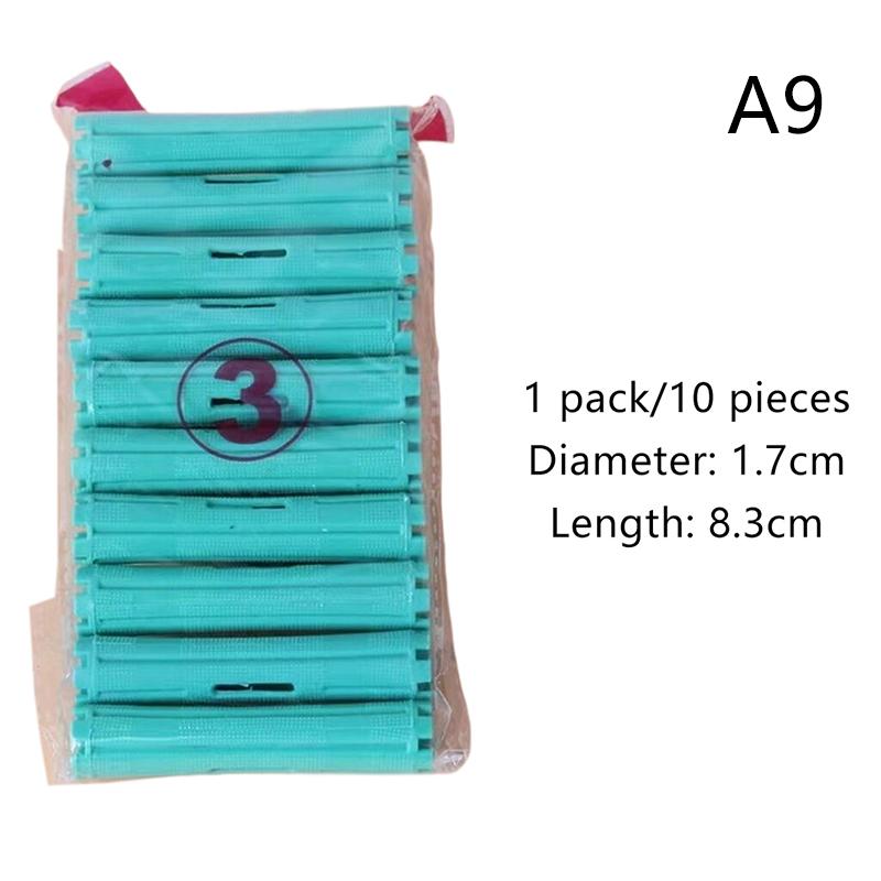 7/8/9/10 Stuks Hittevrije Krultang Geen Hitte Haarrollers Krulspeld Trek Kern Luie Krullen Flexi Staaf Golfvormers Haarstyling Tool