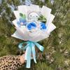 Bambole Gatto Kawaii Hello Kitty con Fiori Artificiali Bouquet Creativo Regali di Natale San Valentino Compleanno Laurea