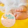 Wooden Hello World Newborn Sign, Cute Birth Announcement Board Baby Announcement