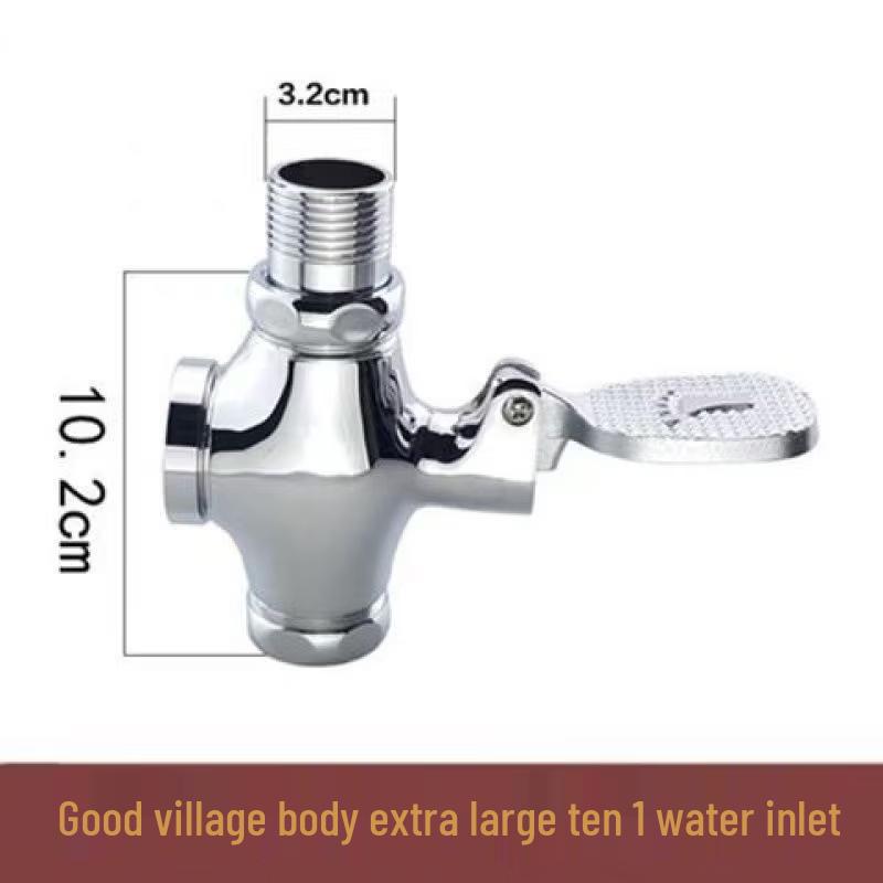 

OEING Brass Delay Self-Closing Flush Valve for Squat Toilets