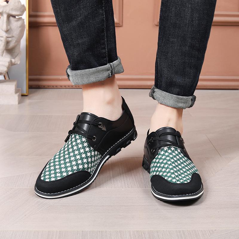 Xiyin men's casual single shoes Korean version of large-size men's shoes summer non-stinky feet versatile driving shoes 2025