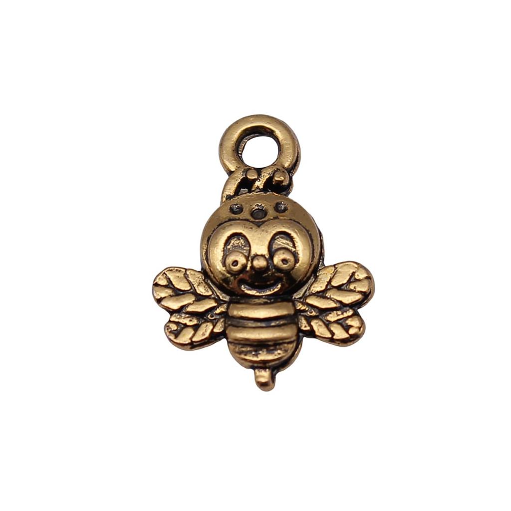 Large Pendants Bees Honeycomb Charms For Bee Themed DIY Jewelry Making