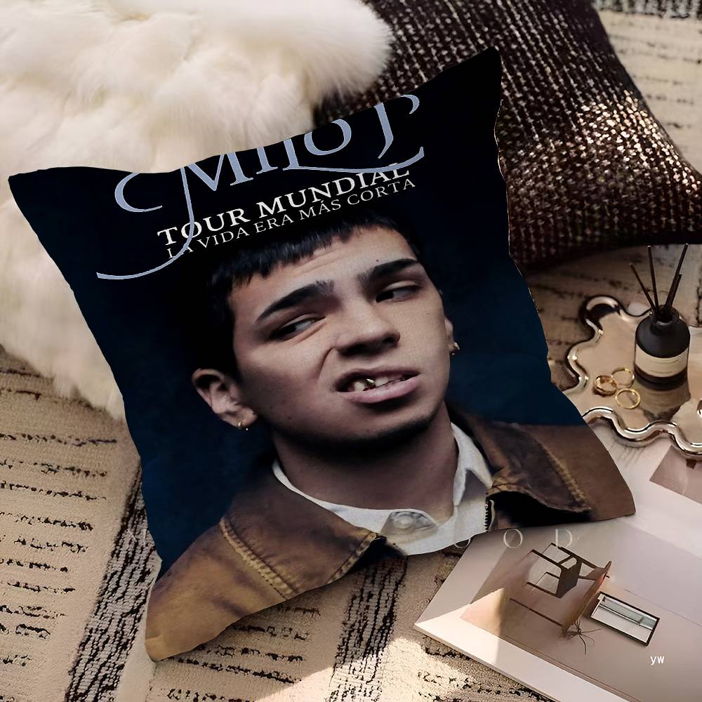Singer M-Milo J Personalized Pillow Cover Kids Bedroom Wild Party Decor Pillowcase Kid Birthday Shower Gift