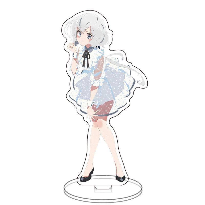 ZOMBIE LAND SAGA Two Sided Acrylic Stand Figures Model Plate Hoshikawa Lily Minamoto Sakura Standing Sign Desk Decor