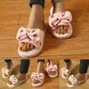 Men And Women Cute Cotton Slippers Indoor Slipper And Plush Shoes Women'S Outdoor Slippers Scuff Slippers For Women