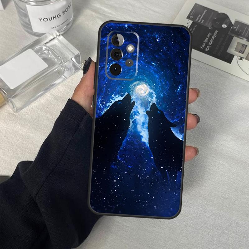 Wolf Wölfe Hülle Für Samsung Galaxy A53 A33 A23 A13 A14 A24 A34 A54 A52 A32 A22 A12 A51 A71 A21S Abdeckung
