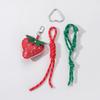 Yogodlns 1pcs Bag Pendant Cut Strawberry For Women Couple Car Decoration Jewelry Gift Accessories Backpack Pendant