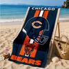 Chicago Bears  Beach Towel, Quick-drying, Easy to Care for, Suitable for Both Fitness and Beach Vacations,Sports Essential