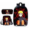 New Naruto backpack trendy backpack European and American retro peripheral cartoon schoolbag
