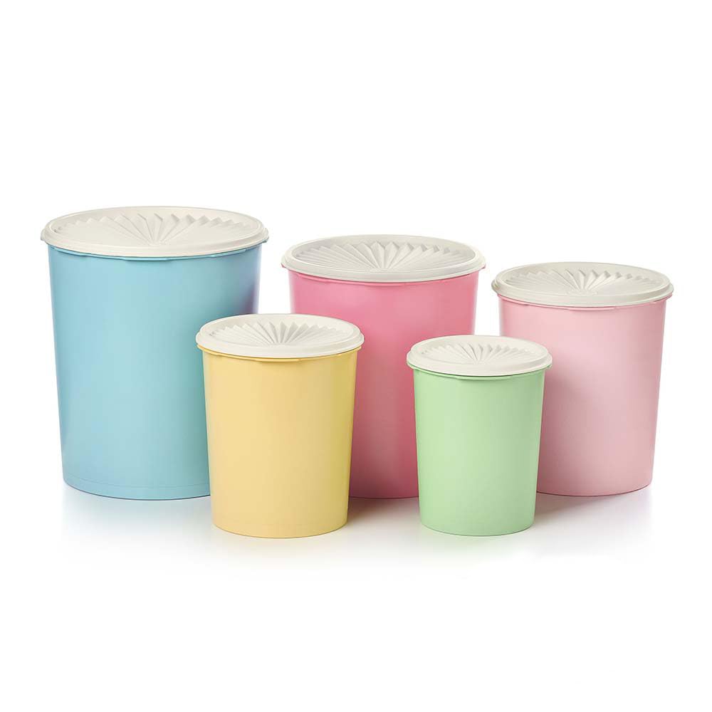 

Tupperware VC Decorator Set of 5 Sealed Storage Containers [Genuine]