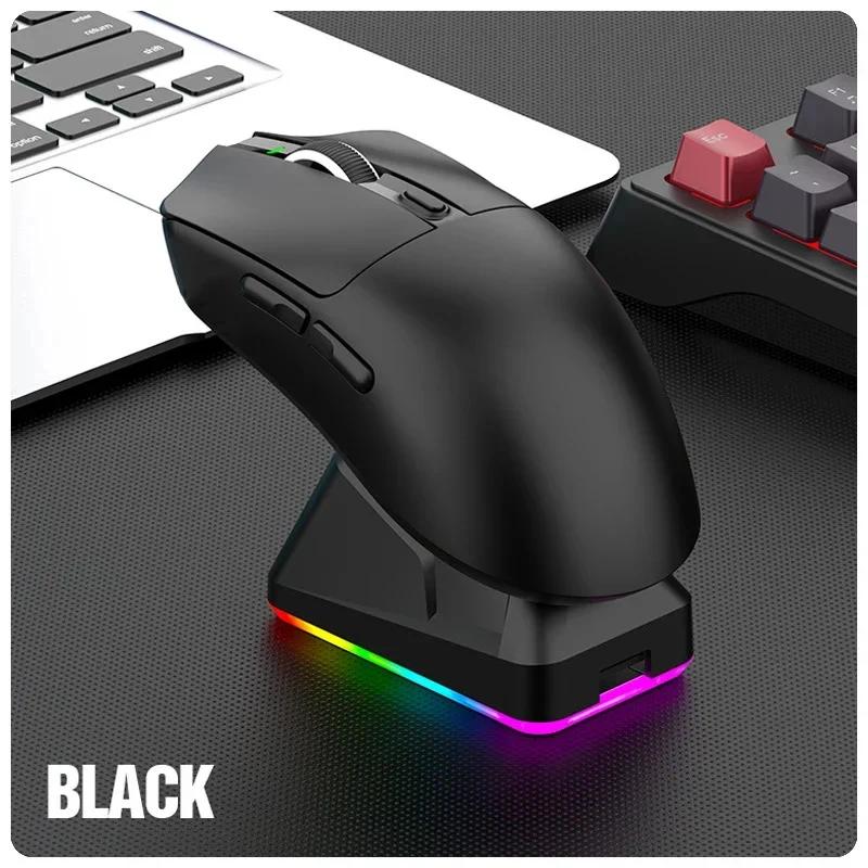 Tri-modes Bluetooth Wireless Mouse 1000Hz 12000KPI Game E-sports Mouse PAW311 Lightweight Magnetic Charging for PC Laptop Desktop