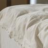 4/5Pcs French Vintage Bedding Sets 85% Cotton and 15% Linen Stitch Embroidery Double Bed Sheet Coverlet Quilt Cover Pillowcases
