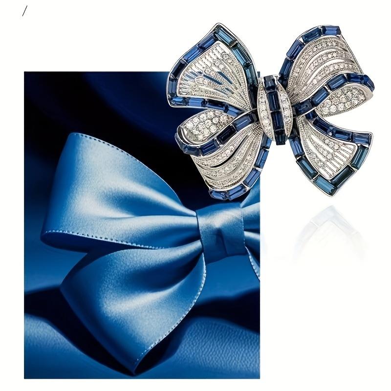 

1 шт. Элегантная декоративная брошь-бант для одежды, подарок на День святого Валентина, нежная и стильная брошь-бабочка для женщин, уникальная идея подарка, брошь для пальто и сумок