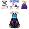 Kpop Demon Hunters Rumi Mira Zoey Girl Cosplay Dress For Kids With Flared Sleeves And Cartoon Pattern For Summer Play