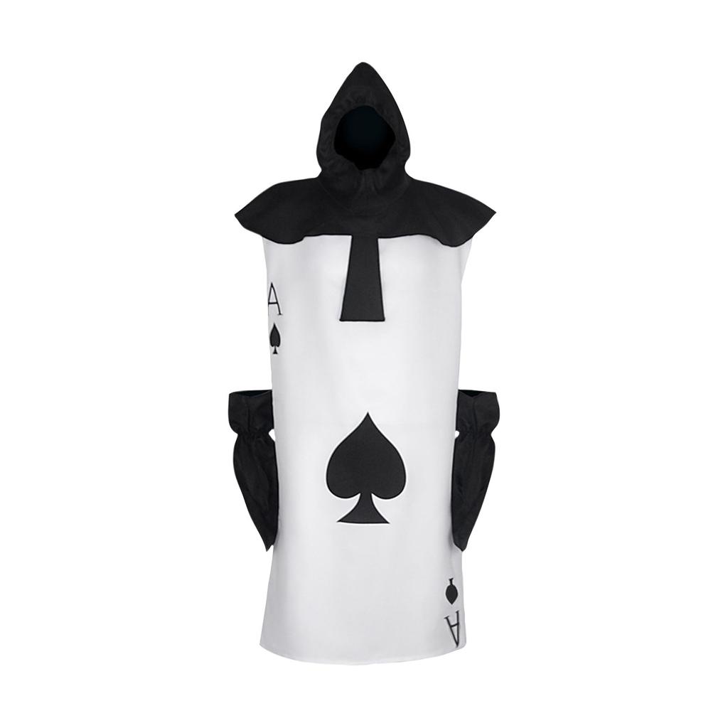 Unisex Playing Card Costumes, Cosplay Costumes, Cosplay Atmosphere Decoration Costumes