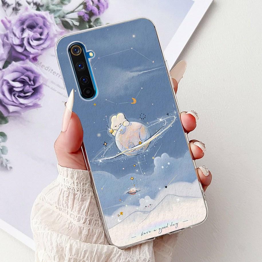 For Realme 6 Pro Case RMX2061 Soft Silicone Cartoon Phone Cover For OPPO Realme 6 Pro Case Realme6 Realme 6 Pro 6i 6S 6Pro Coque