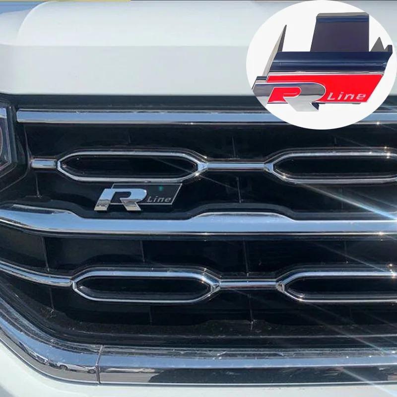 Auto Front Hood Grille Emblem ABS Badge For VW Volkswagen Rline GTI R R36 Golf Passat Polo Tiguan Touareg CC Scirocco ZY2