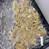 Gold Handmade Beads, Car Bone Line, Flower Clothing, Dress, Performance Clothing, Decorative Accessories, Cloth Stickers, Accessories