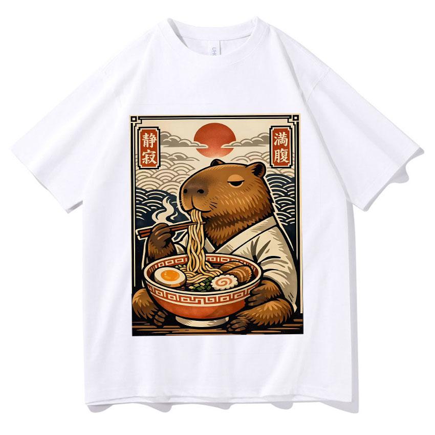 RaUnisex Funny TShirt Japanese Unisexga Graphic Print Unisex Casual Summer Streetwear T Shirts Fashion Loose Clothing Y2K Oversized Tops