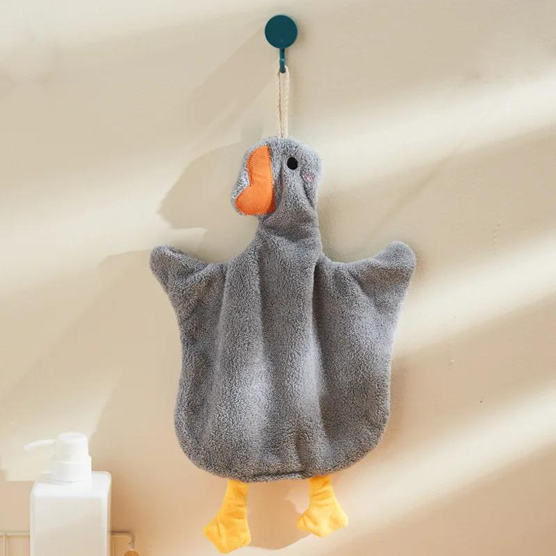 Towel Bath Towels Sauna Cute Hand Duck Penguin Families Kitchen Microfiber Bathroom Suitable Wipes Soft Absorbent for Bathrobe