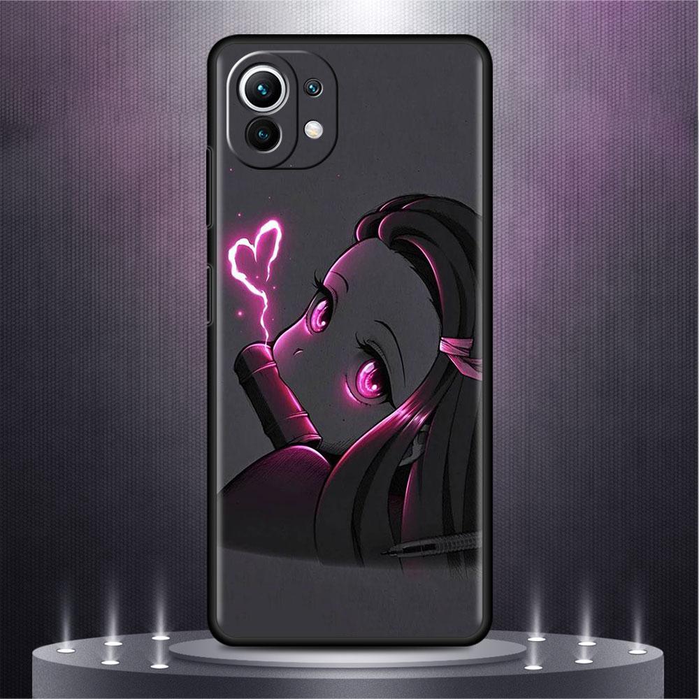 

Чехол аниме «Убийца демонов» для Xiaomi Mi Poco X3 X4 NFC M3 Mi 11 11T 5G 10 T 9 T 12 9 10T Lite, мягкий чехол на заднюю панель телефона Xiaomi Mi 9