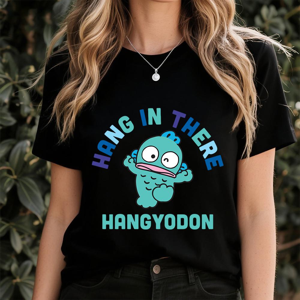 Unisexs Hangyodon Cheer Up Print Soft Cotton Summer Fashion T Shirt Casual Comfy Daily Wear Summer Top