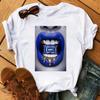 New Sexy Lips Unisex Tshirt Fashion Graphic Printed Tshirt Harajuku  Ulzzang Rose Diamond Snake Lips Casual Tops Tee