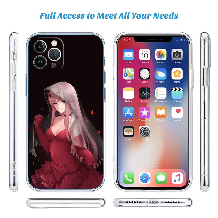 TR36 Zero Two Phone Case for Motorola Moto G10 G20 G30 G31 G32 G34 G35 G41 G42 G50 G51 G52 G55 G60 G60S G62 G71 G72 G75