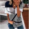Travel New Women'S Retro Printed Shirt Casual Spring And Summer Breathable Cool Sexy Daily Date Short Sleeved T-Shirt Top