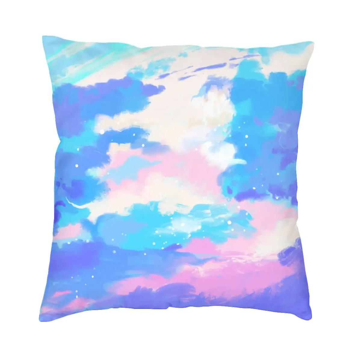 

Галактика Вселенная Голубое Небо Наволочка Принт Полиэстер Наволочка Декор Наволочка Накидка Подушка Сиденье Молния 66x66cm белый