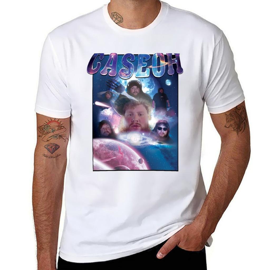 Caseoh Ts Buns Retro Inspired Design Text Popping Out Tshirt High Elasticity Sports Tshirt