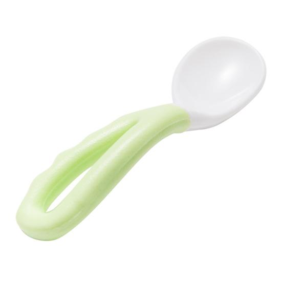 Cucchiaini Pieghevoli per Neonati Cucchiaini per l'Allenamento del Bambino Manico Facile da Impugnare Utensile da Pranzo Riutilizzabile per lo Sviluppo dell'Autoalimentazione