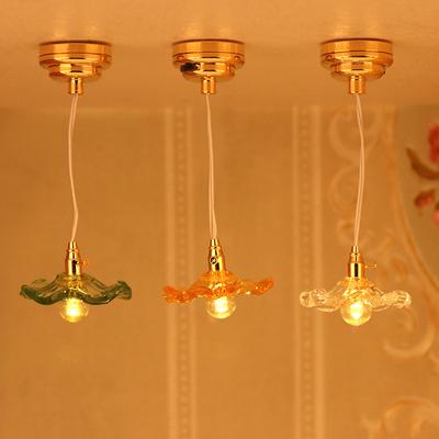1:12 Bebek Evi Led Lamba Tavan Lambası Avize Modu Bebek Minyatür Mobilya Aydınlatma Dekor Oyuncak Mikro Sahne İnşaat Aksesuarları
