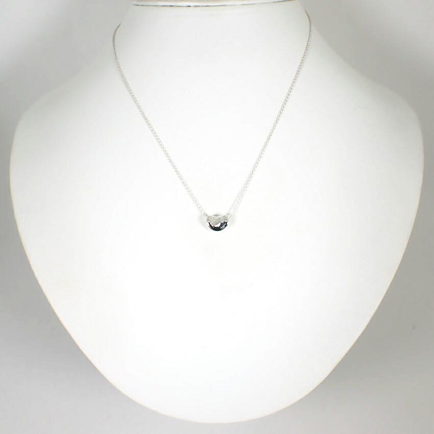 [Used] TIFFANY/Tiffany 925 Bean Pendant/Necklace/j62-9