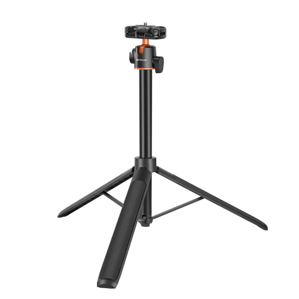 Fat Cow Portable Action Camera Selfie Stick with Tripod & Telescopic Extension for Phones & Mirrorless Cameras
