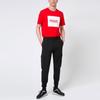 Hugo Boss T-Shirts Men's Red Crew Neck Moderate 50448795